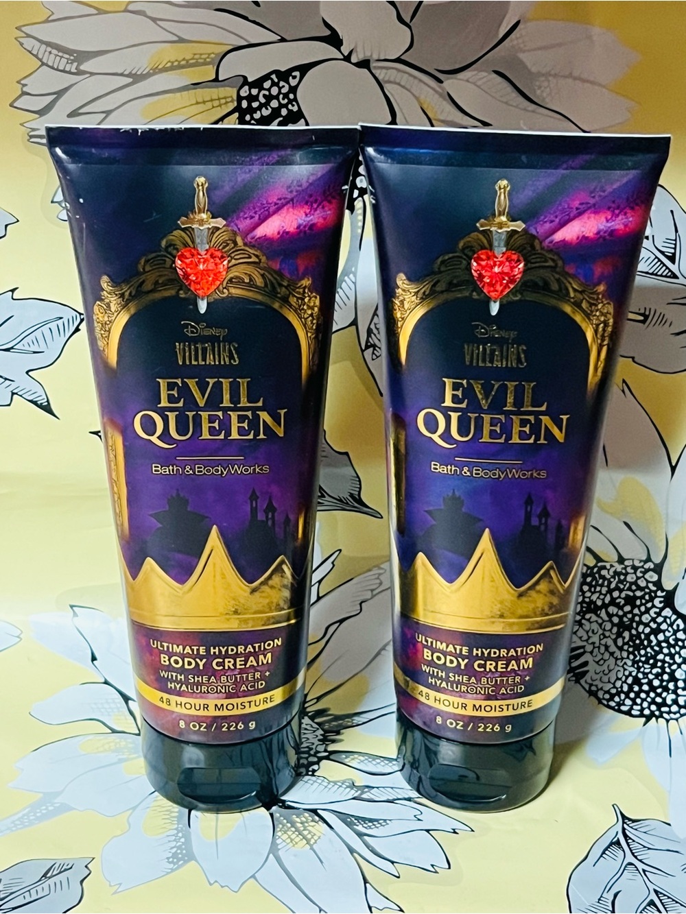 Bath & Body Works Disney Villains Evil Queen Body Cream set of 2